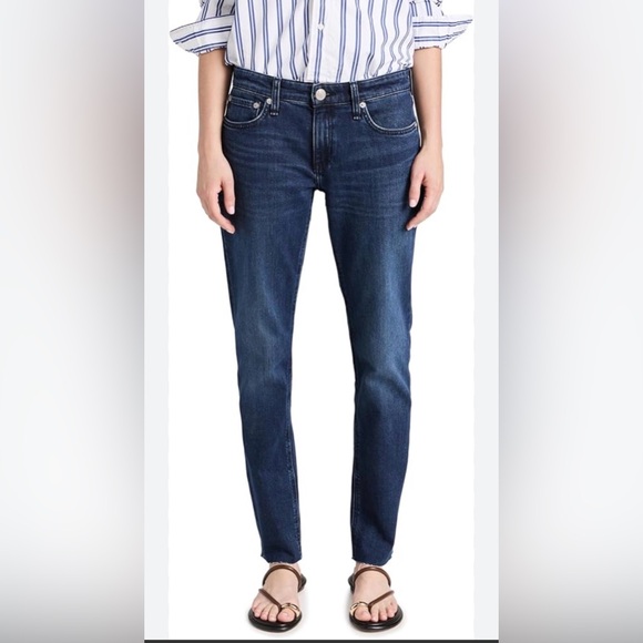 rag & bone Denim - rag & bone Dre Low Rise Slim Boyfriend Women's Blue Jeans Size 26